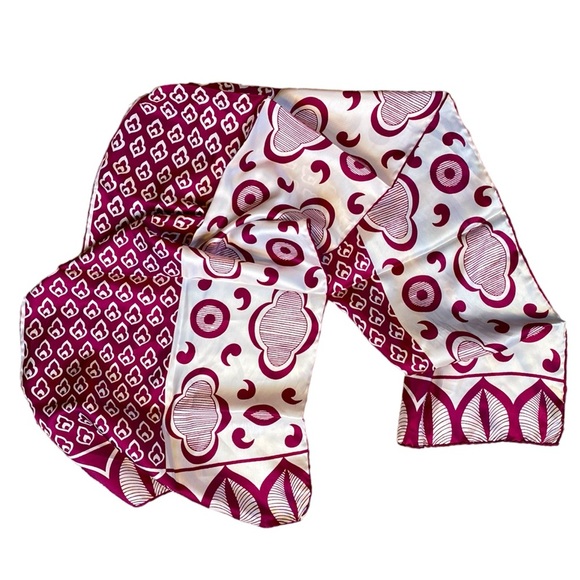 Vintage 1970s Burmel Polyester Scarf - Picture 2 of 5